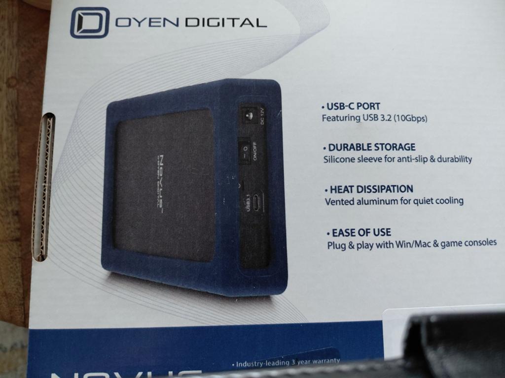 Nieuwe Novus Oyen Digital Externe HDD 6TB USB-C SuperSpeed+, Computers en Software, Harde schijven, Ophalen of Verzenden, Nieuw
