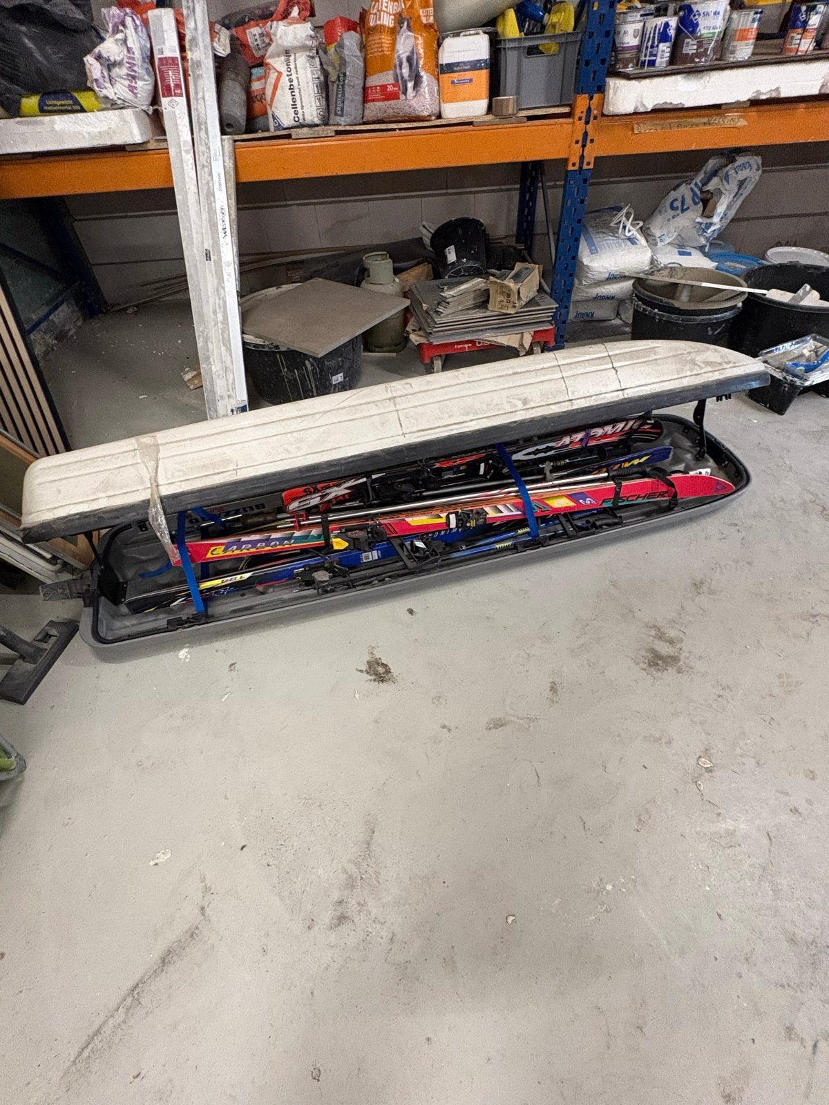 Ruime ski koffer voor veilig transport van ski's, Ophalen of Verzenden, Gebruikt