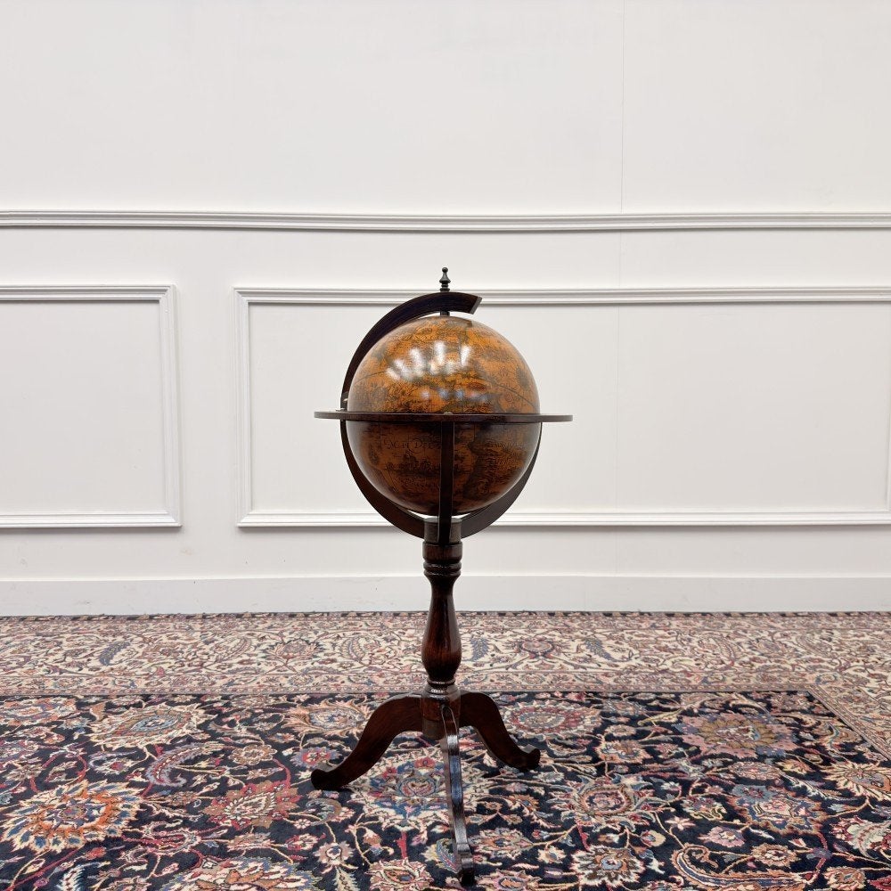Klassiek Italiaanse Drankglobe Wereldbol Vloermodel, Ophalen