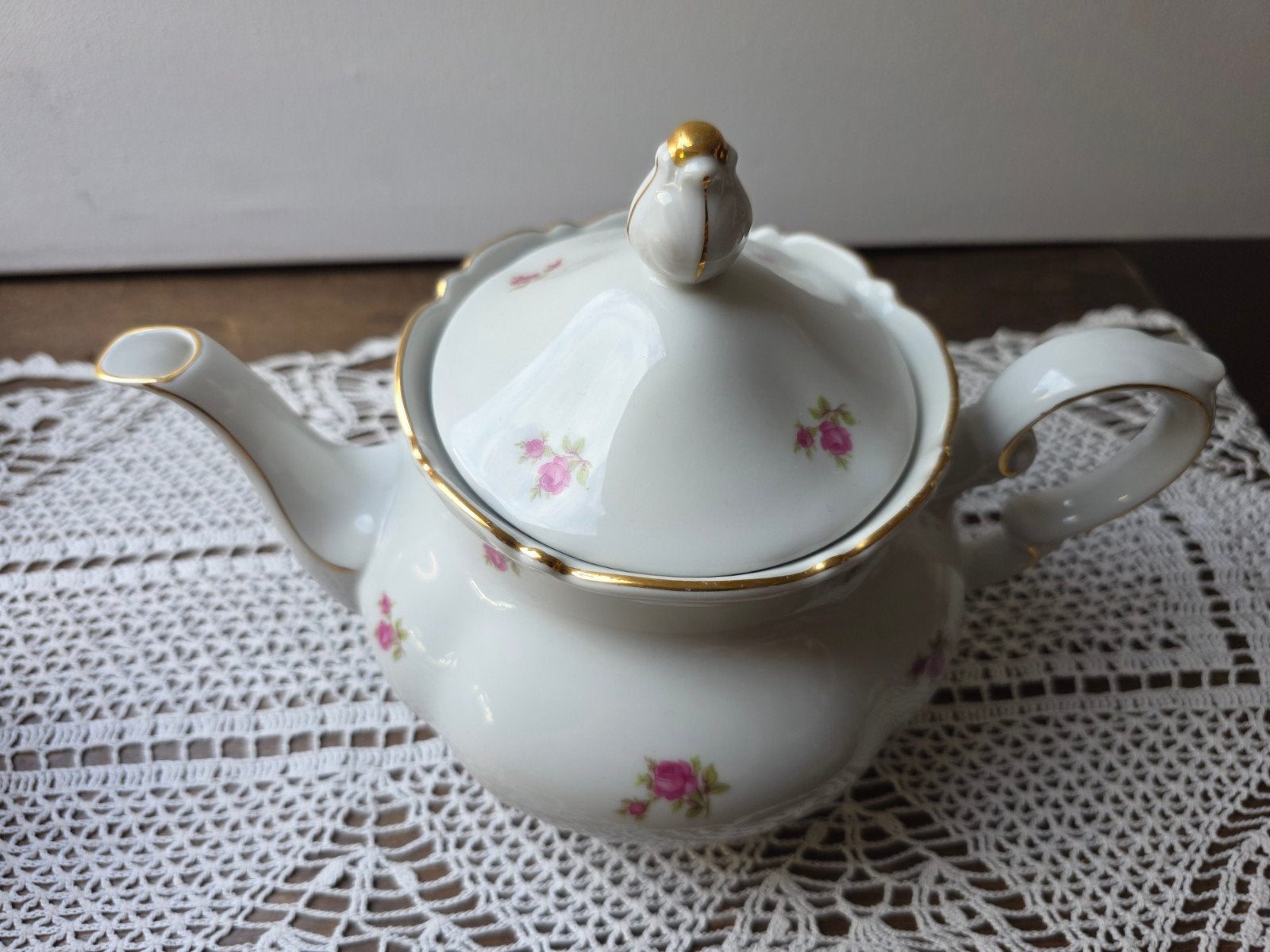 Top staat! bijzonder Bavaria Theepot met roosjes, Antiek en Kunst, Ophalen of Verzenden