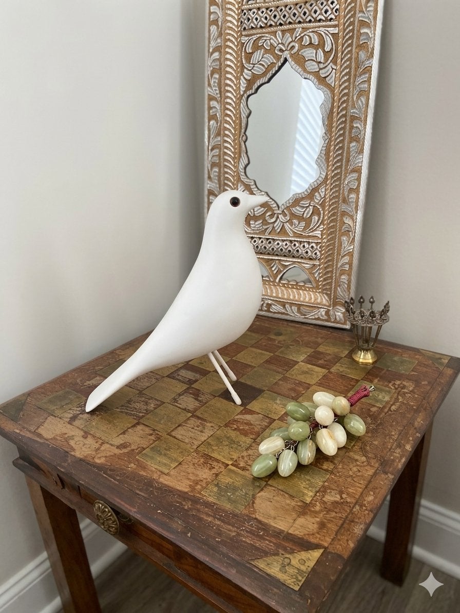 House Bird reproductie –  Wit, Ophalen of Verzenden, Nieuw