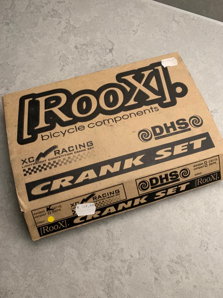 RooX XC Crankstel NOS, Fietsen en Brommers, Crankstel of Pedalen, Nieuw, Ophalen of Verzenden, Aluminium