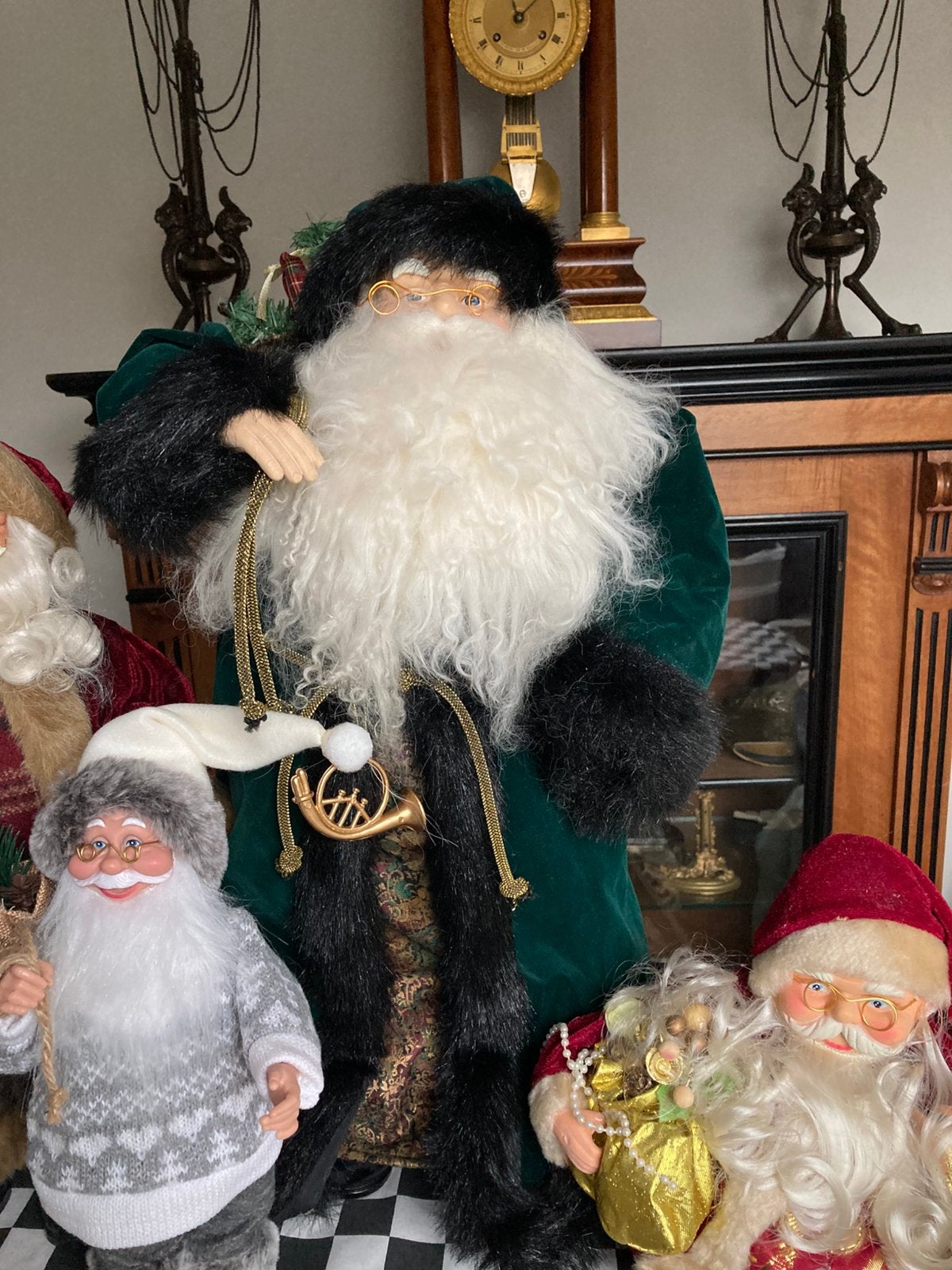 Lot kerstmannen, Ophalen, Zo goed als nieuw