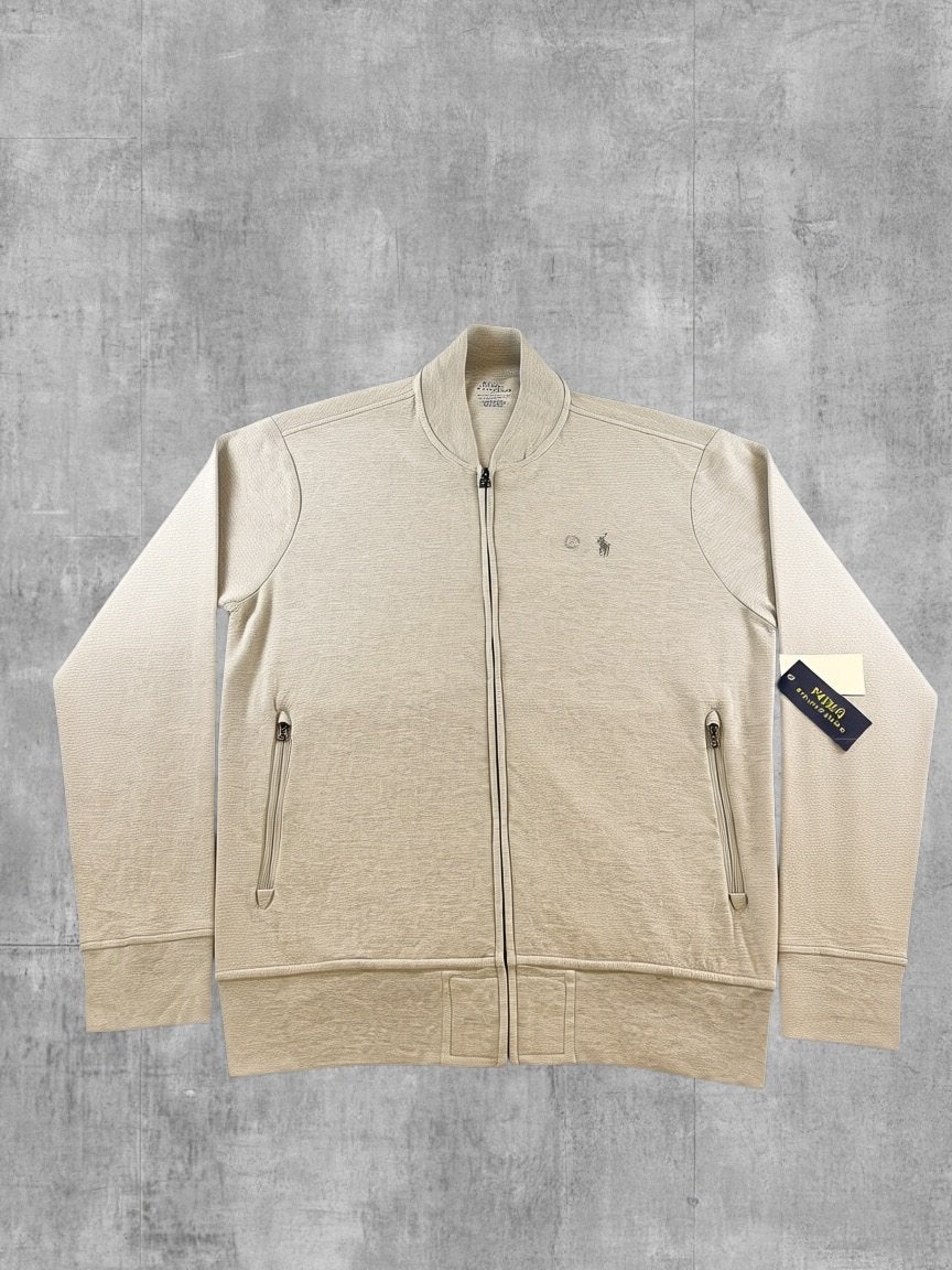 Polo Ralph Lauren baseball jack grijs heren baseballjack, Kleding | Heren, Verzenden, Nieuw, Maat 52/54 (L), Grijs