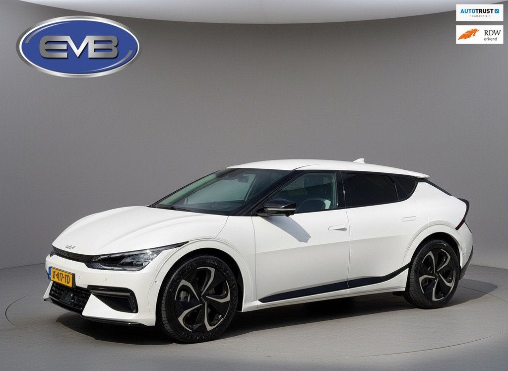 Kia EV6 GT-Line 77.4 kWh, parelmoer wit, rondom zicht camera