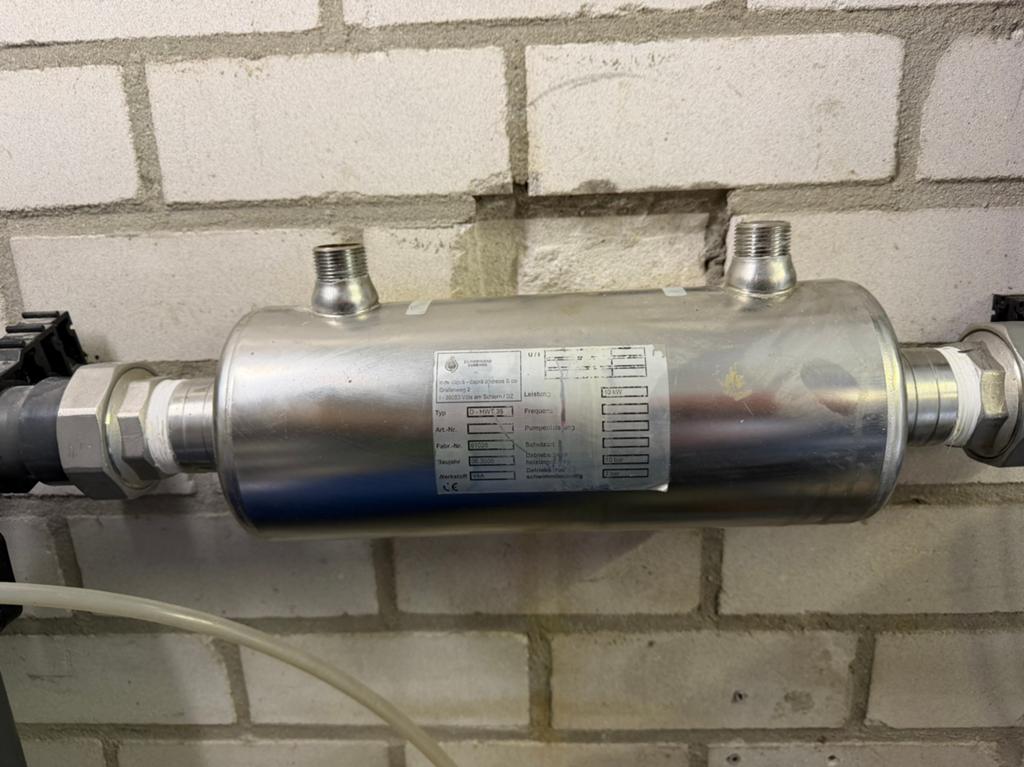 RVS V4A Warmtewisselaar 40 kW voor CV/Warmtepomp/Zonneboiler, Ophalen, Gebruikt
