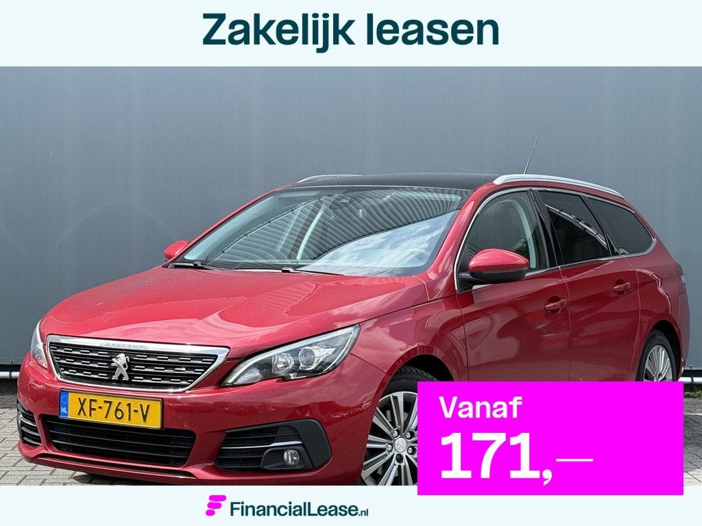 Peugeot 308 SW BWJ 2019 1.2 131 PK Blue Lease Premium NIEUWE, Gebruikt, 1199 cc, 630 kg, 19 km/l