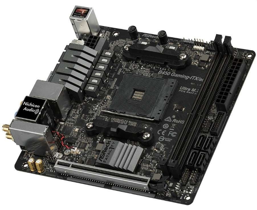 ASRock Fatal1ty B450 Gaming-ITX/ac - AM4 - Wifi - Mini ITX, DDR4, AM4, Ophalen of Verzenden, Bijsterhuizen 1111 , Nijmegen Gelderland, NL