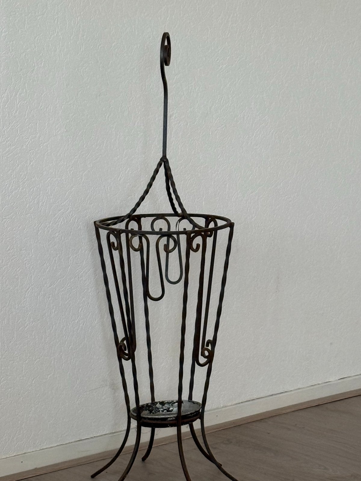 Vintage smeedijzeren parapluhouder, Huis en Inrichting, Ophalen, Gebruikt, Metaal
