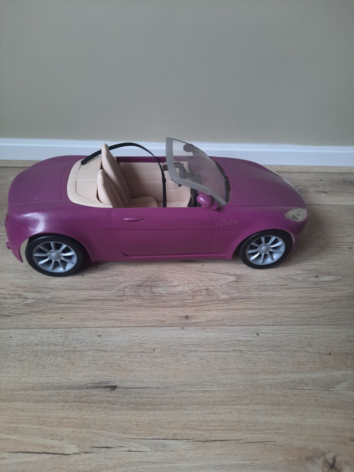 Barbie auto, Ophalen, Gebruikt