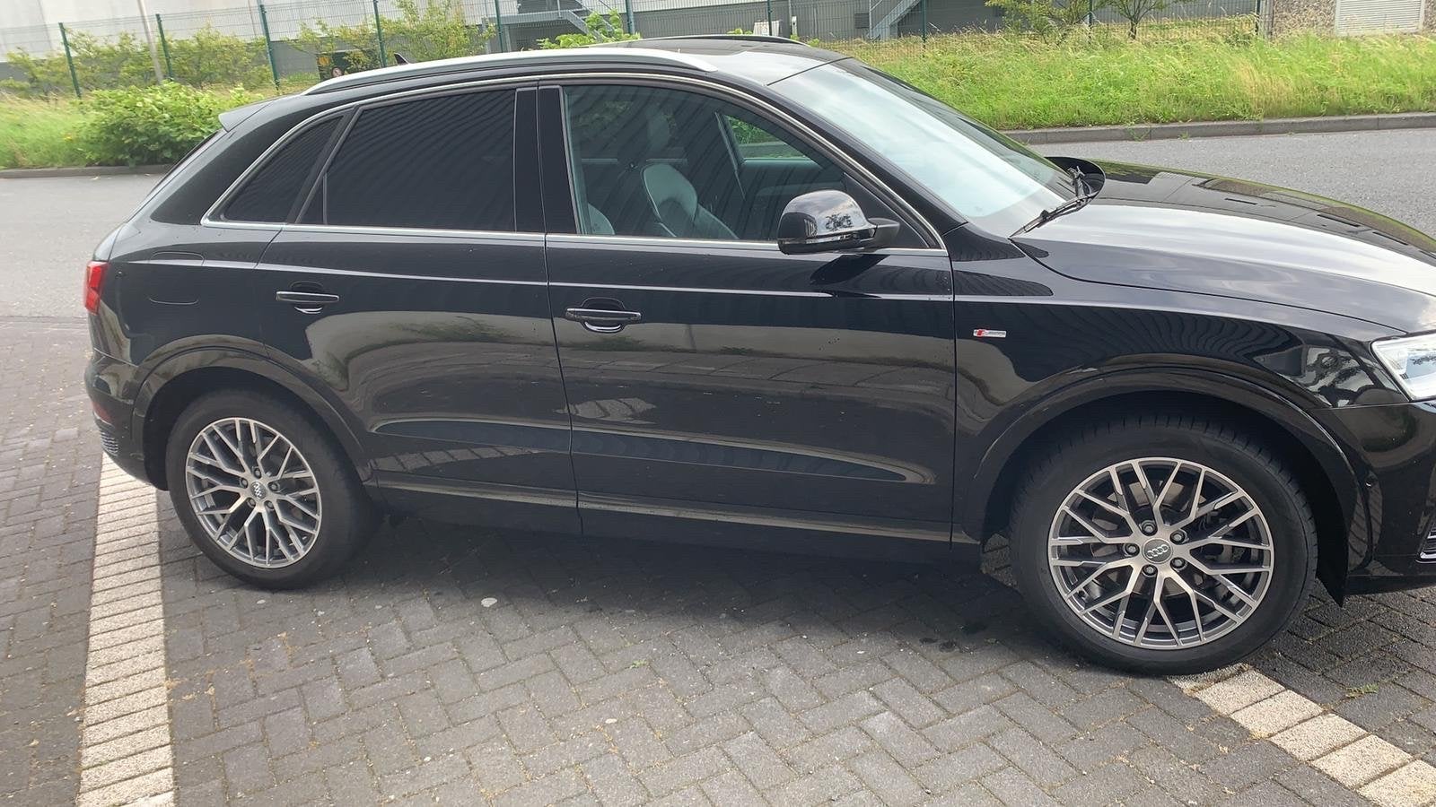 Audi Q3 - Continental banden 7mm 18 inch alu velgen 5x112, Ophalen, 18 inch, Gebruikt, Banden en Velgen