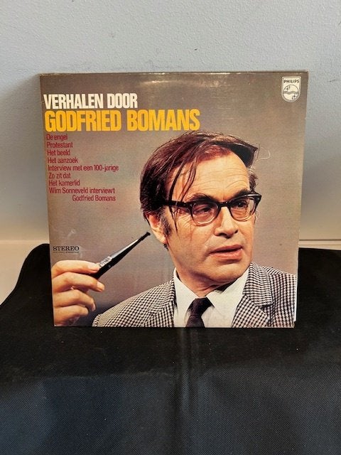 Verhalen door Godfried Bomans, Ophalen of Verzenden, Zo goed als nieuw, 12 inch, Levenslied of Smartlap