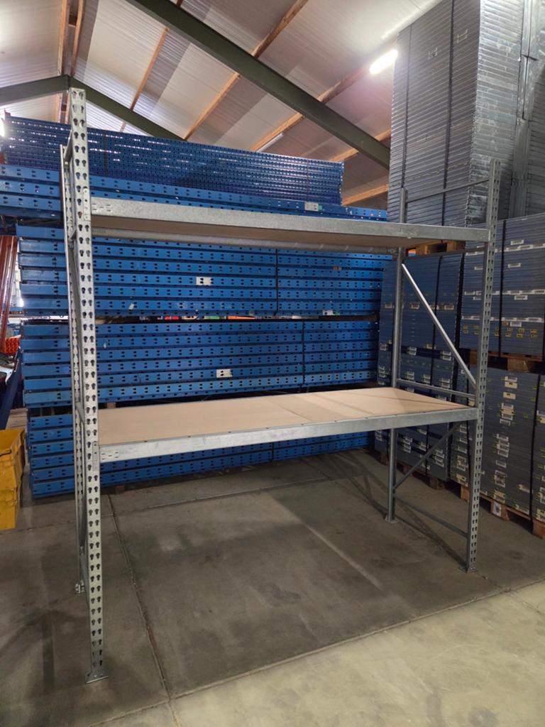 Magazijnstelling grootvakstelling 2.5x0.8x2.3m