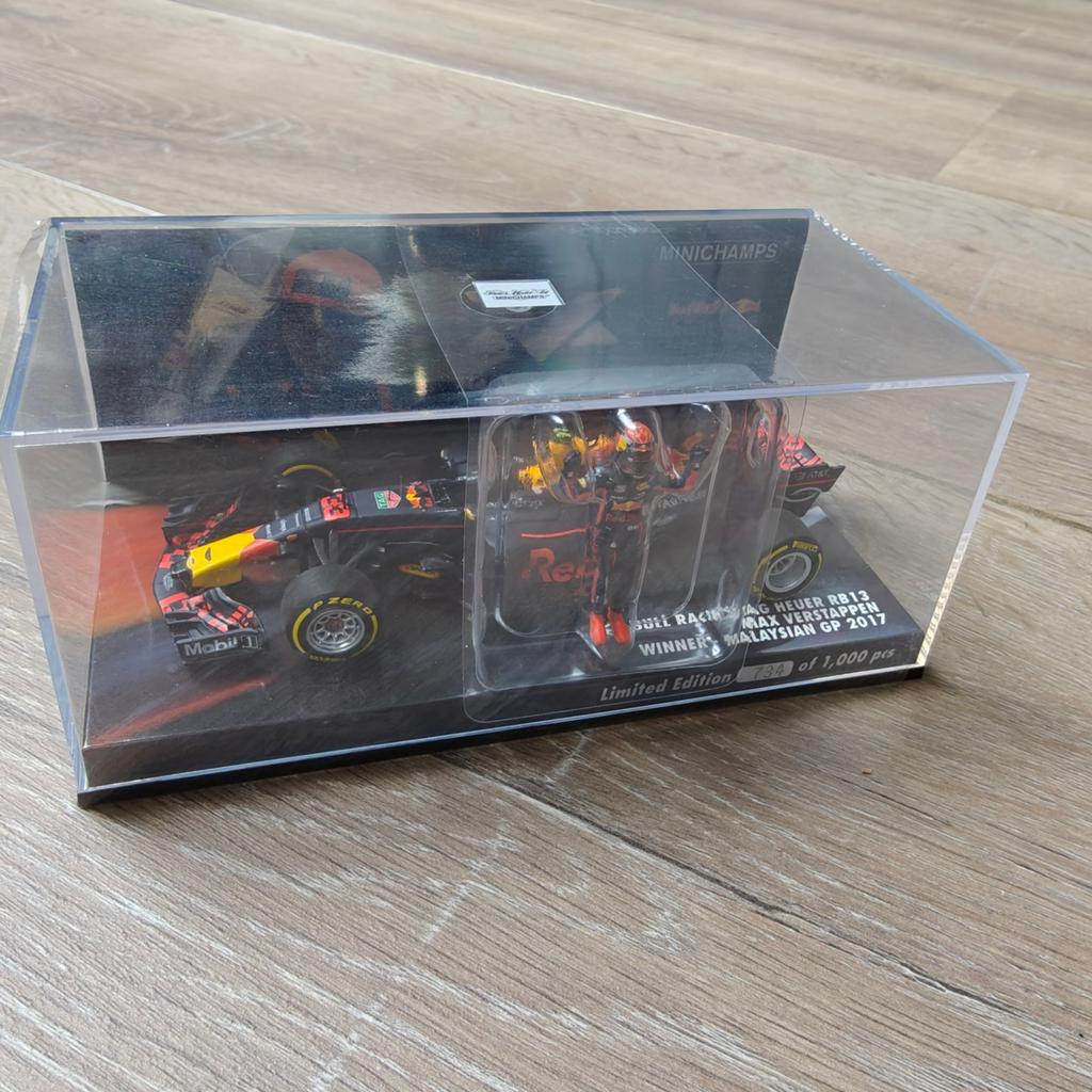 Max Verstappen Winner Malaysian GP 2017 - Limited Edition, Ophalen, Auto, MiniChamps