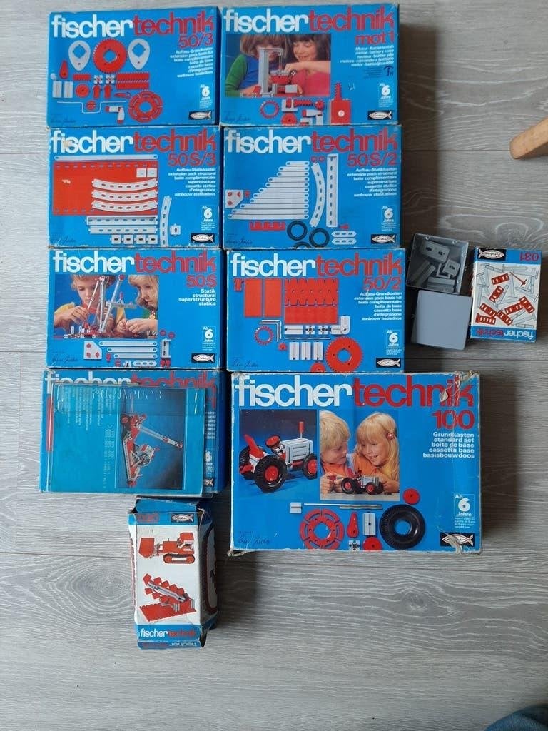 Grote collectie Fischer Technik bouwdozen en onderdelen, Ophalen of Verzenden, Gebruikt