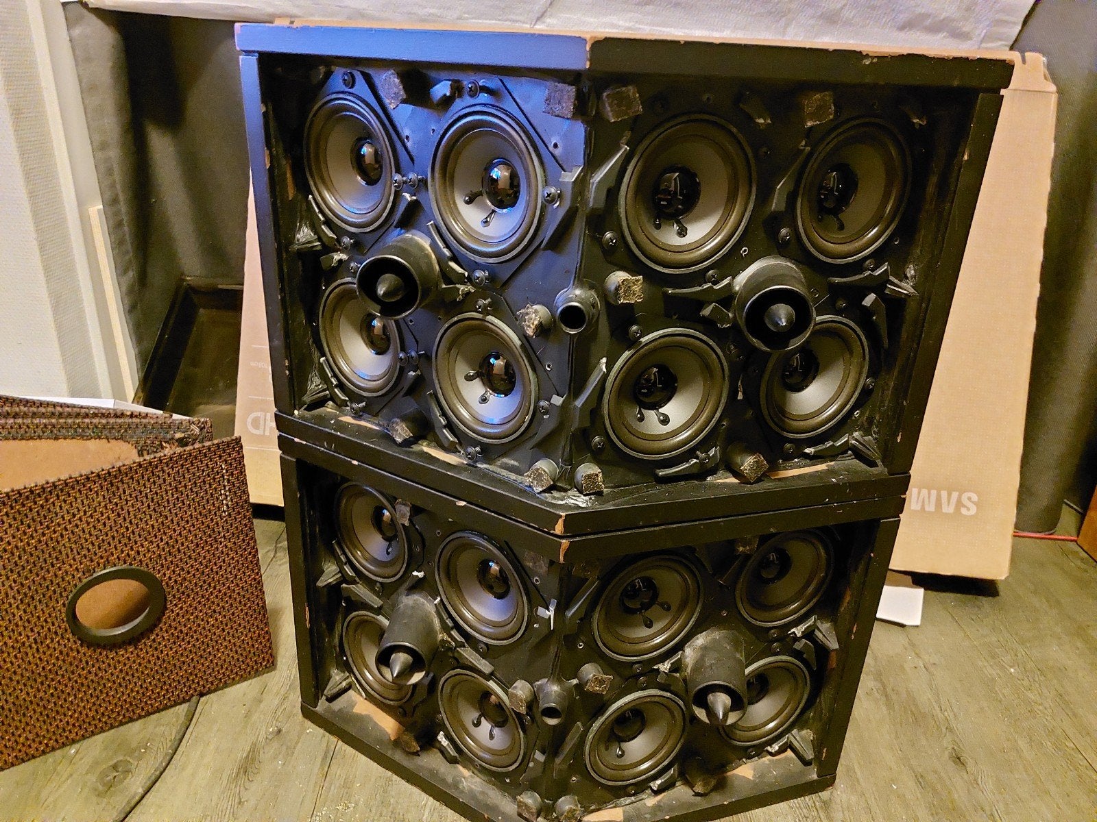 Gereviseerde Bose 901 speakerset met nieuwe woofers, Audio, Tv en Foto, Luidsprekers, 150 watt of meer, Speakerset, Refurbished