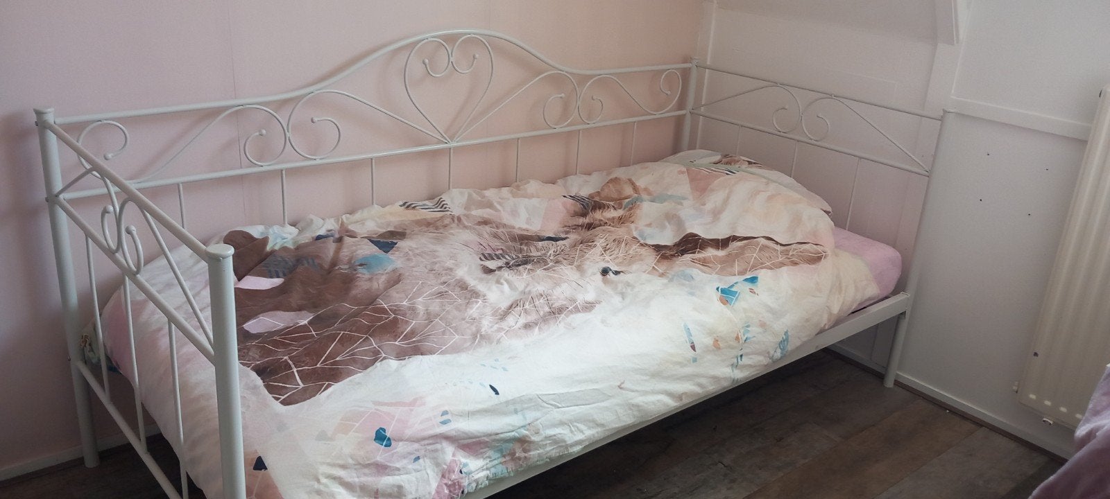 1 persoons bed, Ophalen, Gebruikt, 180 cm of meer, 85 tot 100 cm