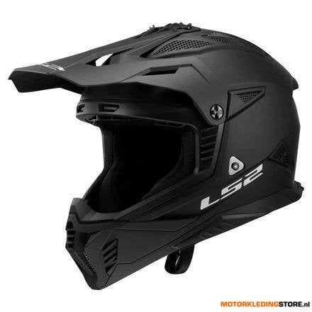 LS2 MX708 FAST II SOLID MX helm, Mat Zwart, Ophalen of Verzenden, Nieuw met kaartje