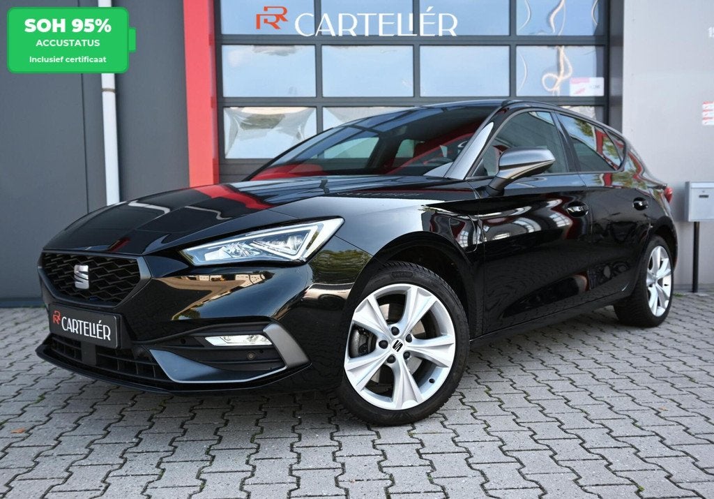 Seat Leon 1.4 TSI eHybrid FR Business Intense SOH 95% | Carp, Auto's, Seat, Gebruikt, Met garantie (alle), Leon, Zwart