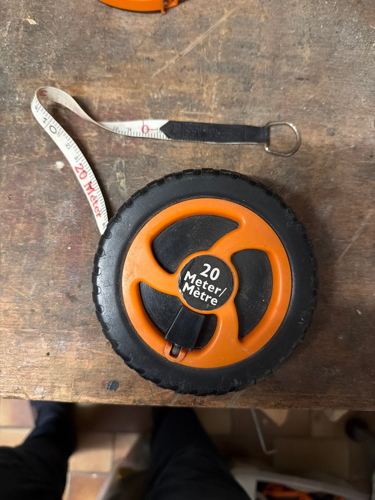 Rolbandmaat 20 meter, Ophalen of Verzenden, Gebruikt, Afstand