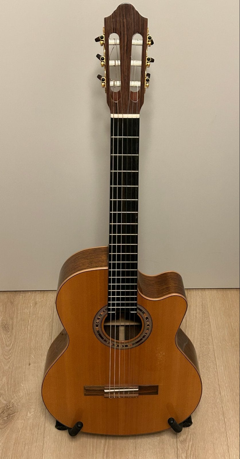 Akoestische klassieke gitaar (Kremona Fiesta F65CW-SB), Ophalen, Zo goed als nieuw, Klassieke of Spaanse gitaar, Met koffer