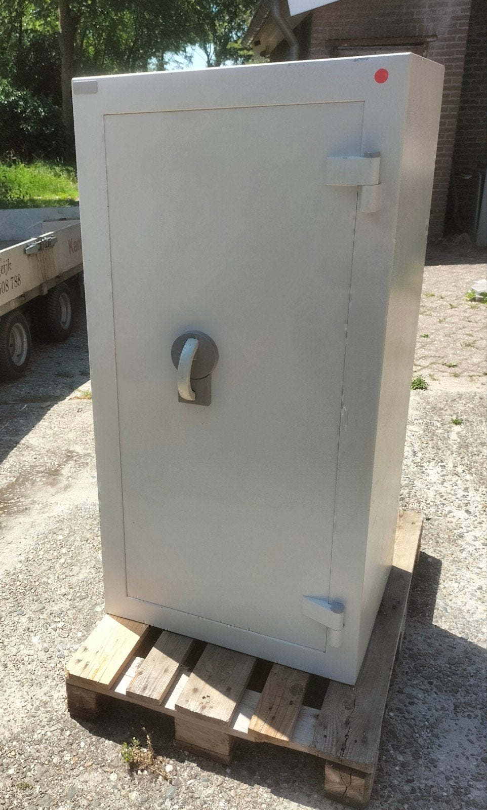SISTEC kluis, hoog 145 cm, veiligheidsklasse 1, Ophalen, Gebruikt, Brandkast
