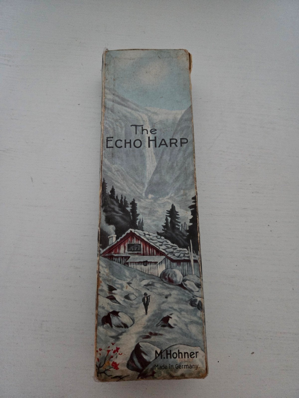 M. Hohner Echo Harp mondharmonica met originele doos, Ophalen of Verzenden