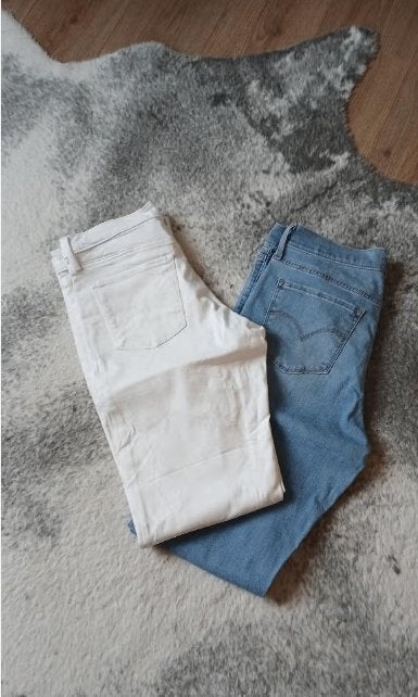 Levi's 300 Jeans - Gebroken wit, Verzenden, Wit, Zo goed als nieuw, W30 - W32 (confectie 38/40)