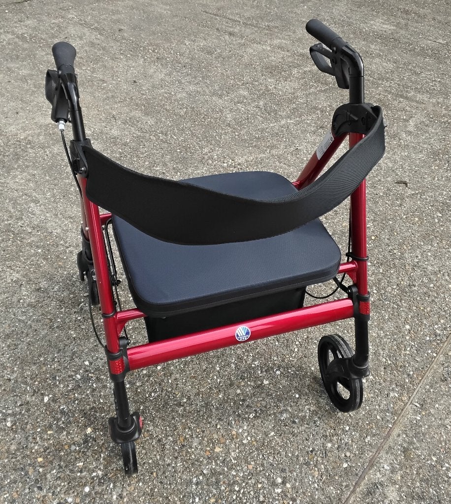 Vermeiren Goliat rollator XXL rood, Diversen, Ophalen, Lichtgewicht, Zo goed als nieuw