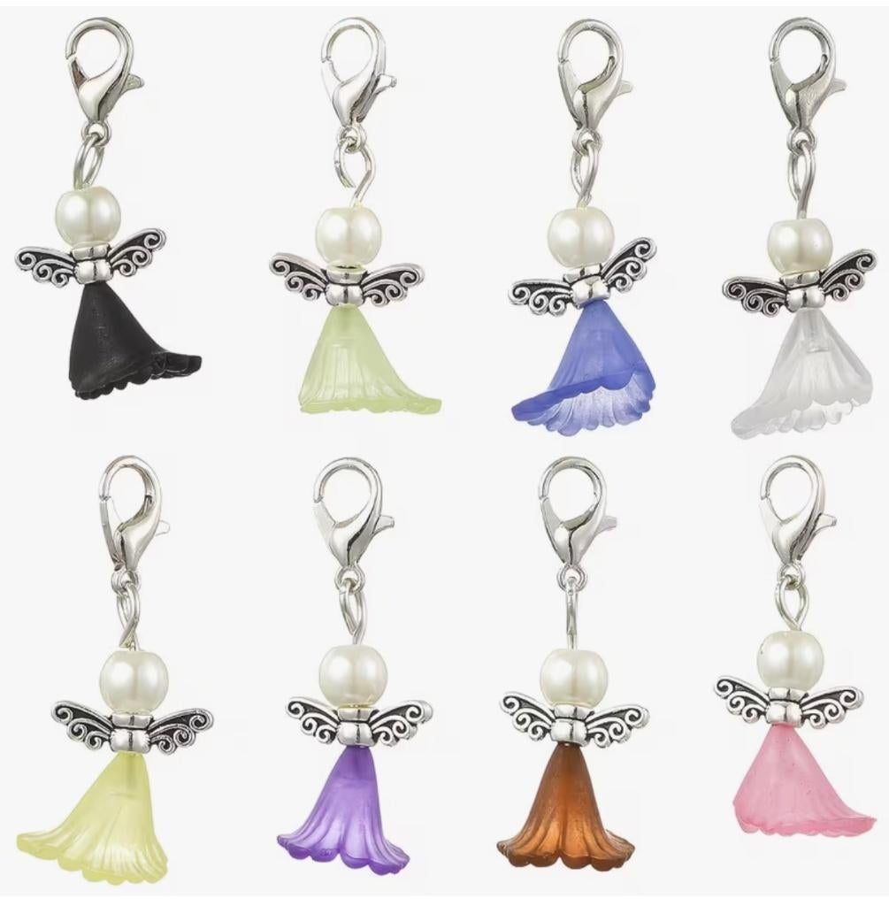 Sleutelhanger geluksengeltjes in meerdere kleuren/varianten, Ophalen of Verzenden, Nieuw, Knuffel of Figuurtje
