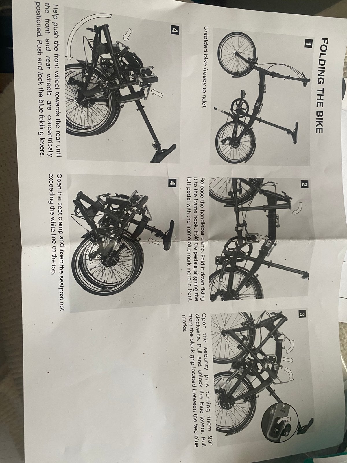 Elektrische vouwfiets – weinig gebruikt, Ophalen of Verzenden, Zo goed als nieuw