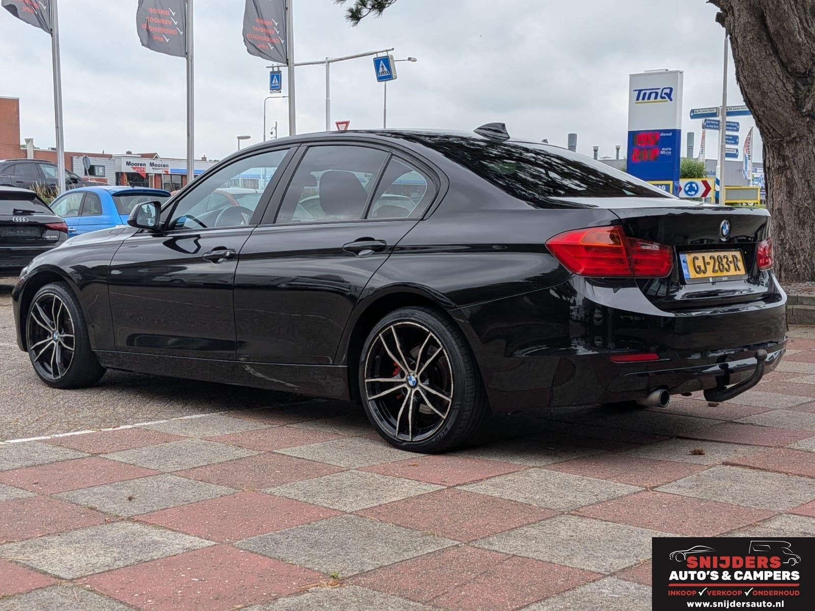 BMW 3-serie 316i 2015 automaat trekhaak, Auto's, Automaat, Gebruikt, 4 cilinders, Zwart