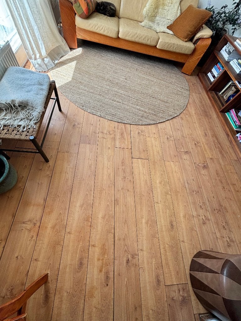 Laminaatvloer GRATIS af te halen (ca. 40 m²), Doe-het-zelf en Verbouw, Vloerdelen en Plavuizen, Ophalen, Gebruikt, 10 m² of meer