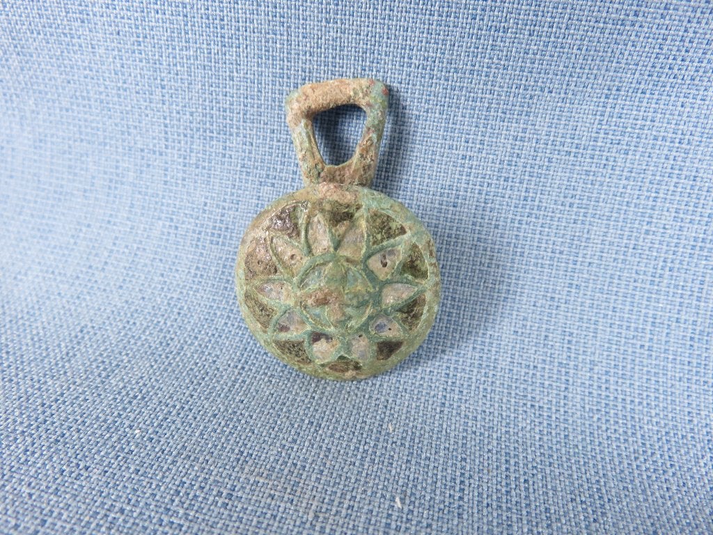 Keltische gordelhaak - 1e - 2e eeuw B.C. - bodemvondst, Antiek en Kunst, Ophalen of Verzenden, Brons