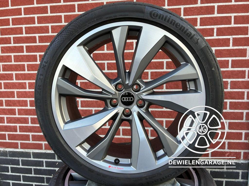 21 inch Audi Sport Q5 Velgen NIEUW Origineel 5x112 Continent, -, -, Banden en Velgen, Nieuw