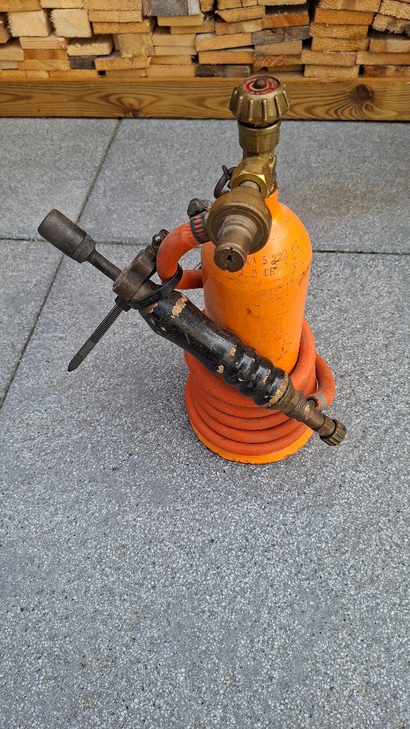 GASBRANDER MET FLES, Ophalen of Verzenden, Gebruikt, Overige typen