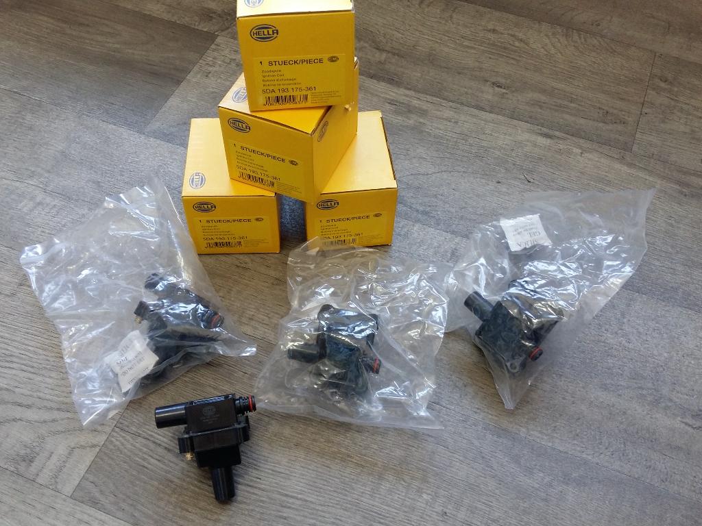 Bobine set van 4 - Hella - Mercedes, VW en Ssangyong NIEUW, Ophalen of Verzenden, Nieuw