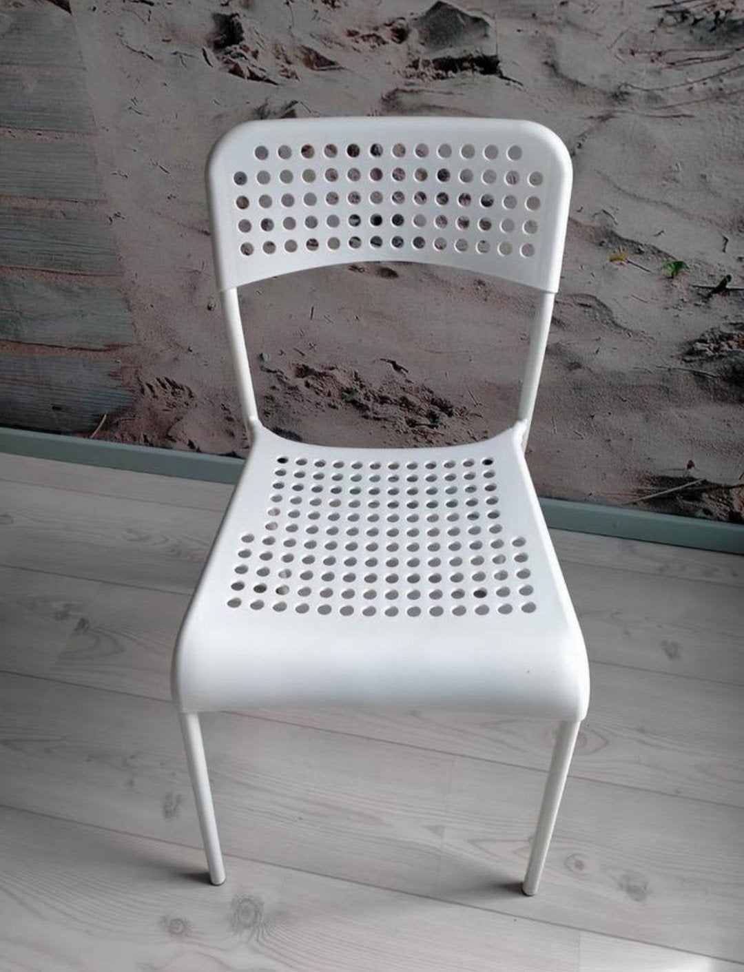 2 stoelen wit, Huis en Inrichting, Stoelen, Ophalen, Wit, Kunststof, Twee