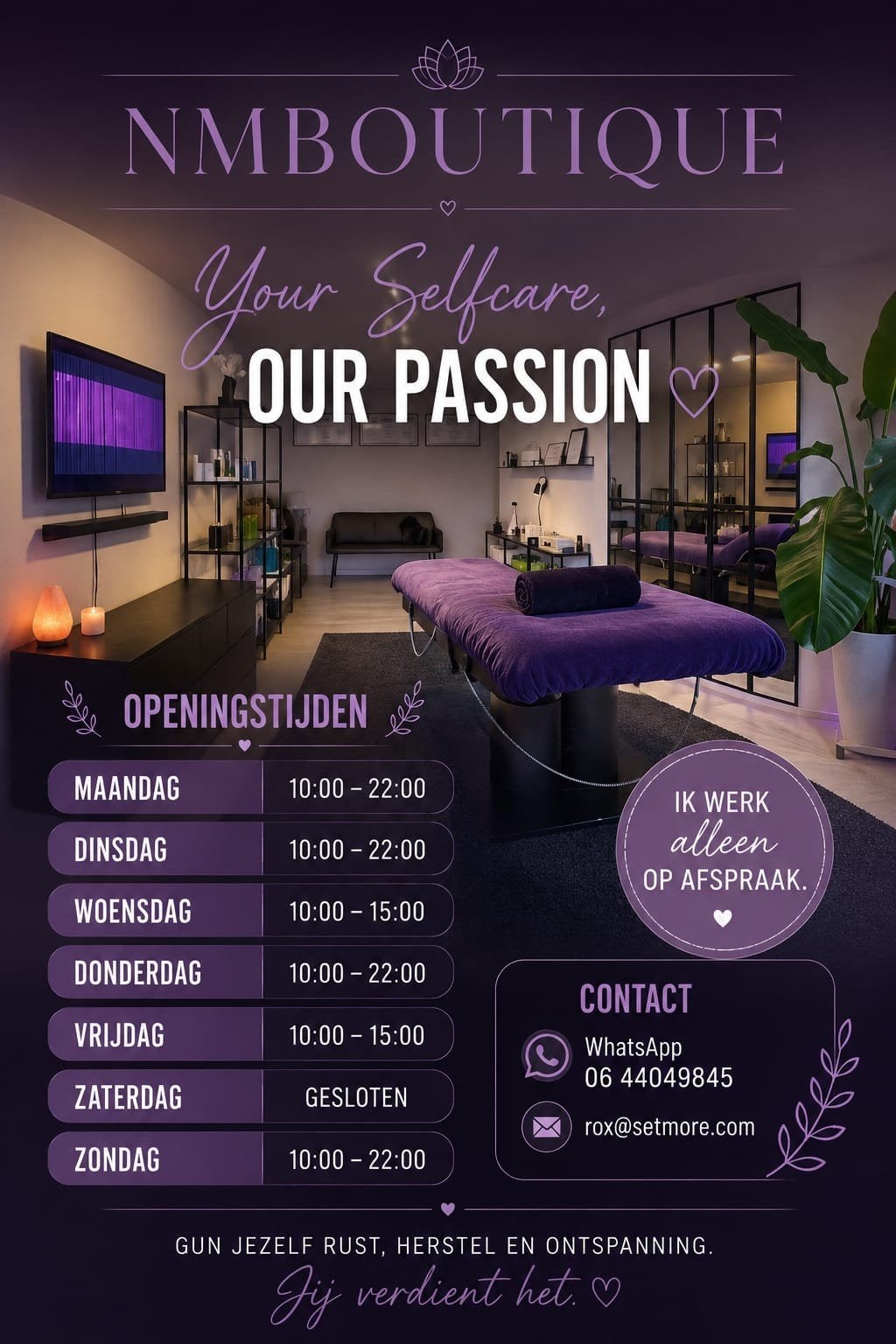 Massage en Wax Behandelingen (M&V) Almere, Diensten en Vakmensen, Ontspanningsmassage