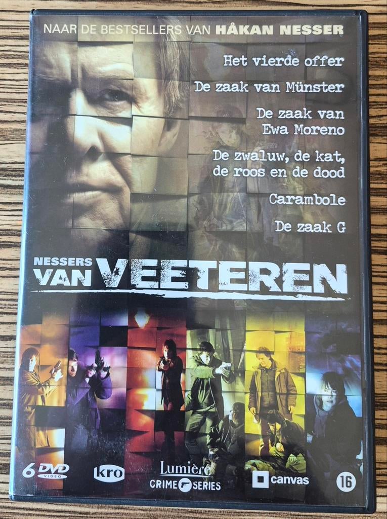 van Veeteren dvd box, Ophalen of Verzenden, Zo goed als nieuw, Detective en Krimi