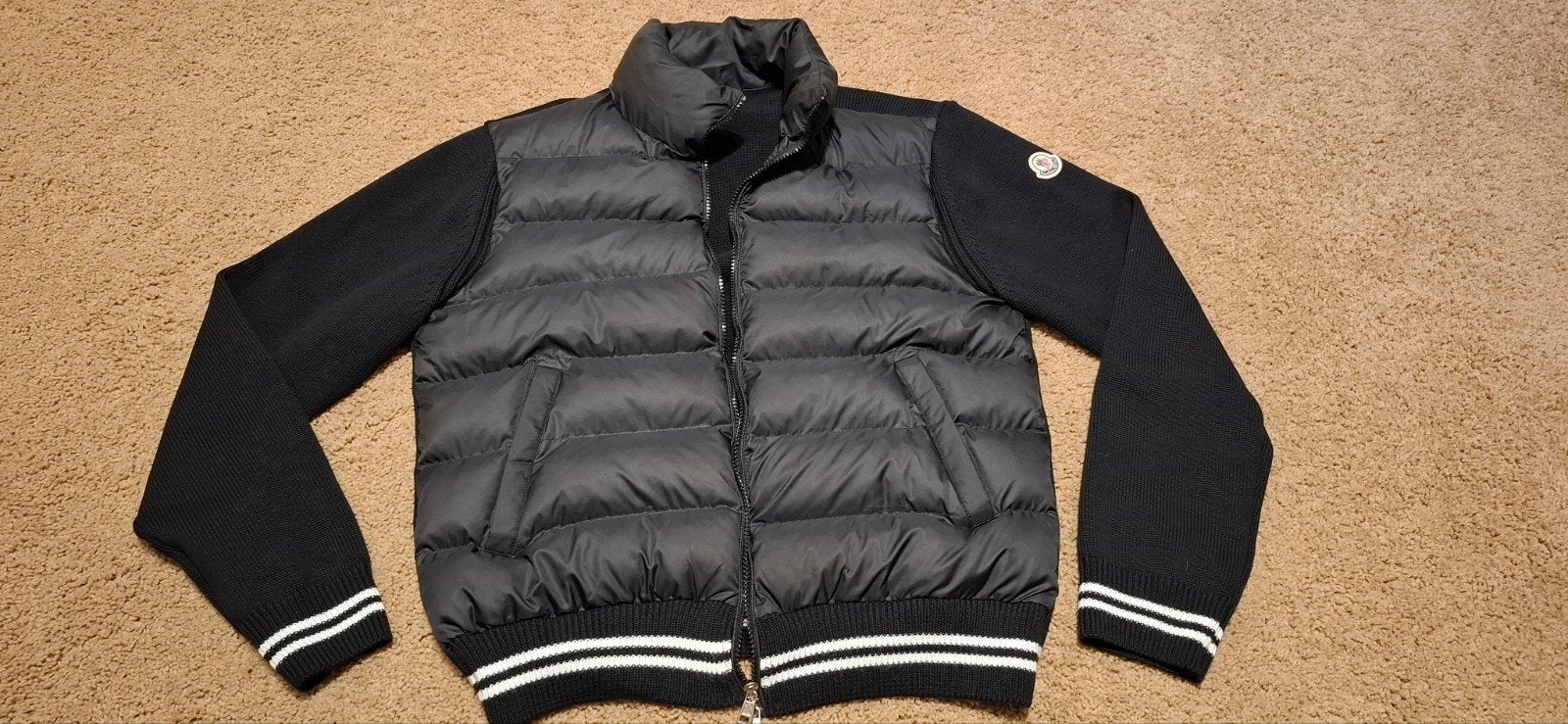 Moncler vest, Ophalen of Verzenden, Zwart