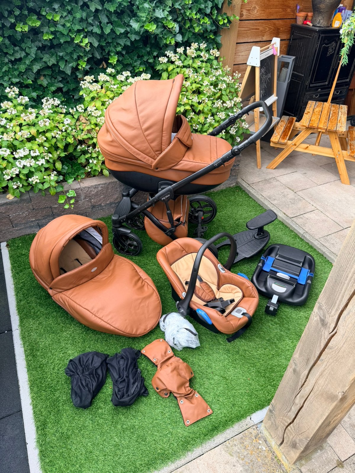 P’tit Chou Trento Sport 3-in-1 Kinderwagen + Isofix, Kinderen en Baby's, Kinderwagens en Combinaties, Gebruikt, Combiwagen, Verstelbare duwstang