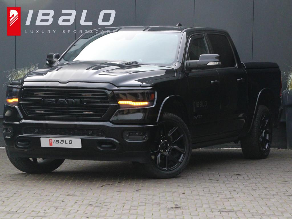 Dodge Ram 1500 5.7 V8 4x4 Crew Cab Laramie G/T, Automaat, Gebruikt, 5654 cc, Zwart