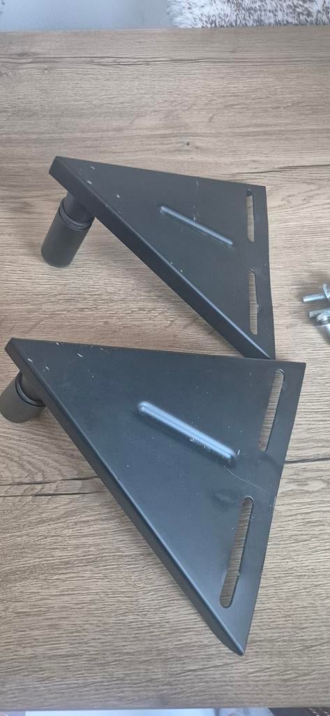 2x koppelatuk boxspring, Ophalen of Verzenden, Gebruikt, Eenpersoons, Zwart