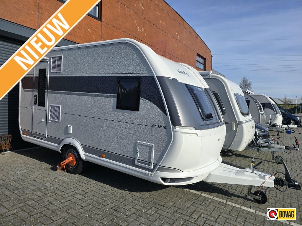 Hobby De Luxe 400 SFE NIEUW + 1500 kg as, Caravans en Kamperen, Hobby, Schokbreker, Bedrijf, Treinzit