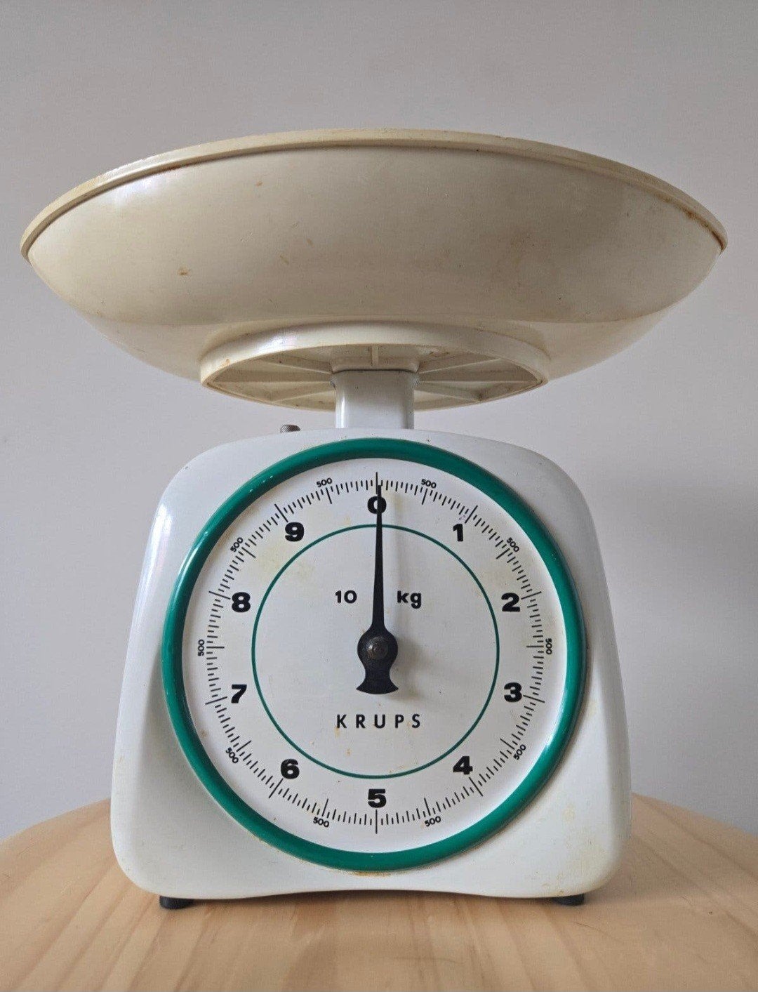 Vintage Krups Keukenweegschaal 10 kg - Jaren '60/'70, Ophalen of Verzenden, Gebruikt
