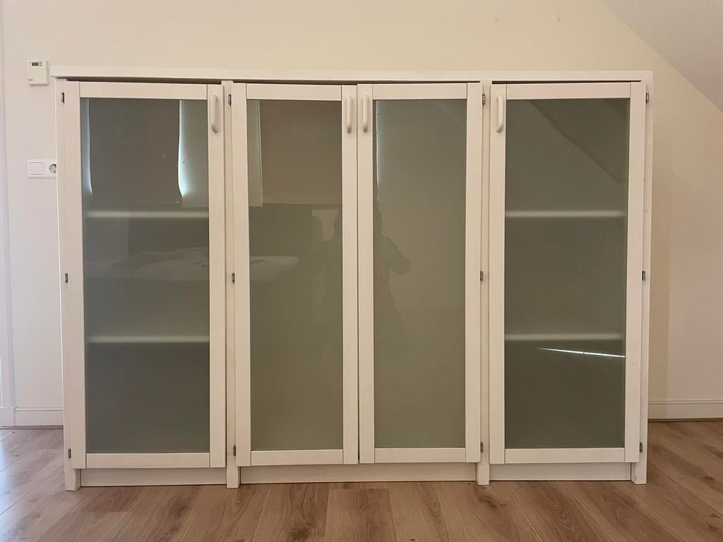 Lundia kast white wash, Ophalen, Gebruikt, 100 tot 150 cm, 150 tot 200 cm