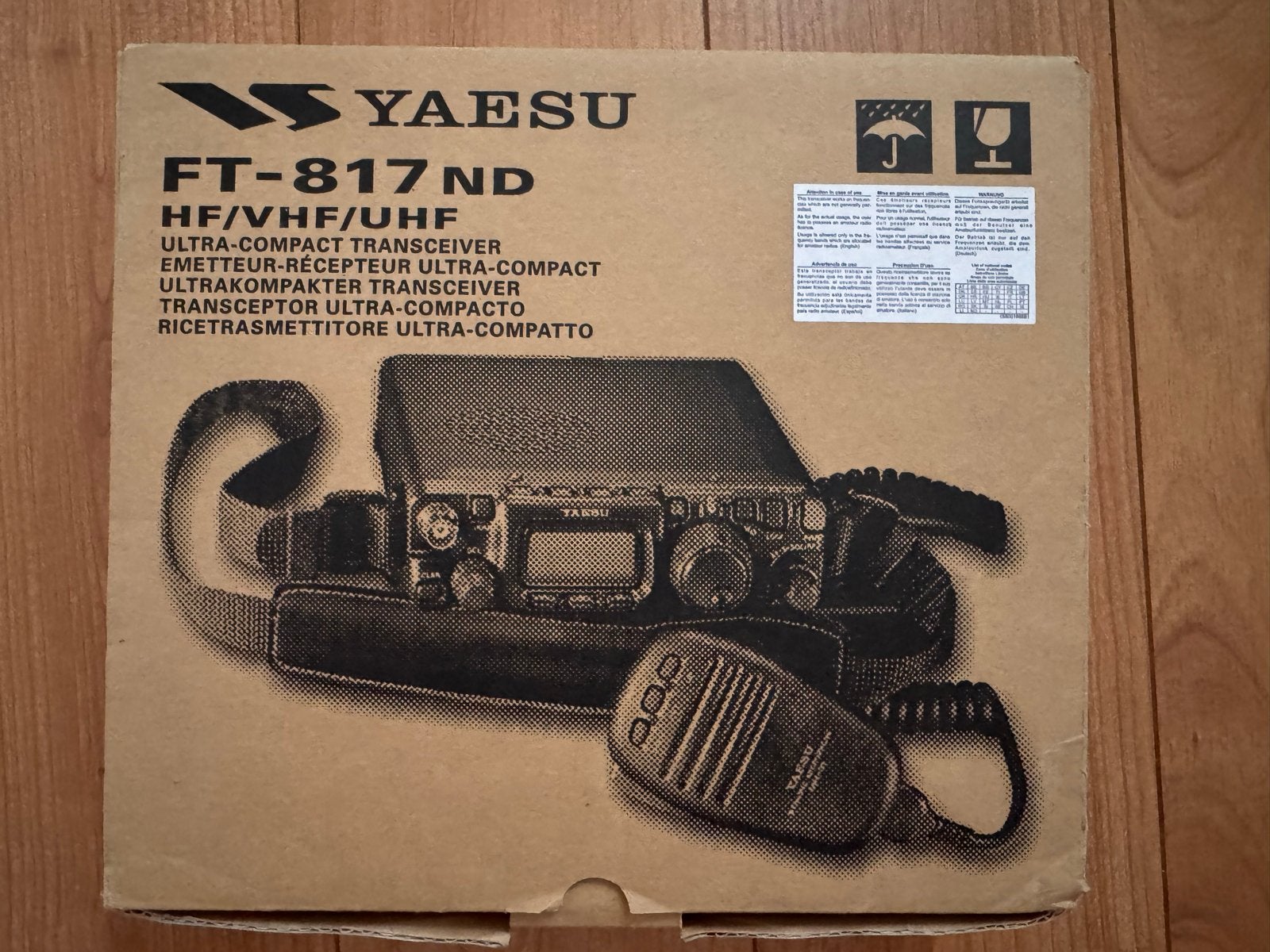 Yaesu FT-817ND HF/VHF/UHF All Mode Transceiver, Ophalen of Verzenden, Zo goed als nieuw