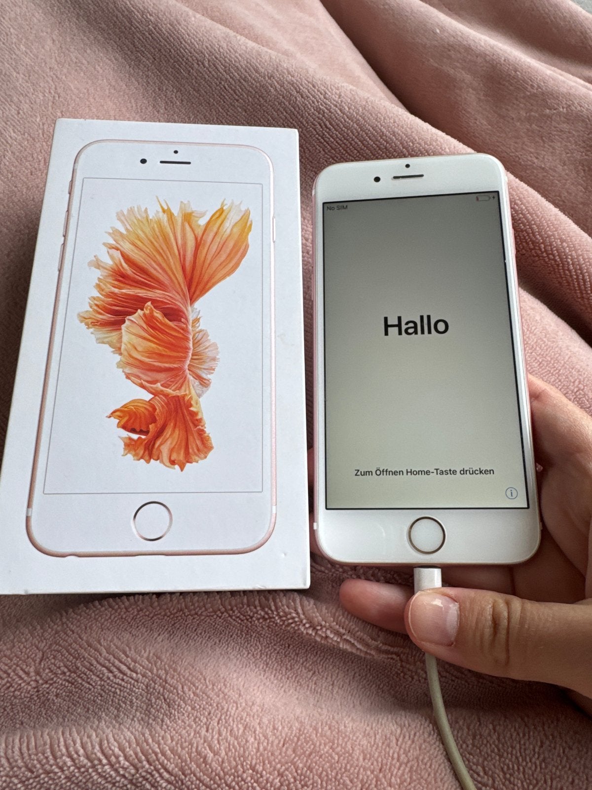 Apple iPhone 6S 32GB Roségoud - Zonder lader, Ophalen, Gebruikt, 32 GB, Zonder abonnement
