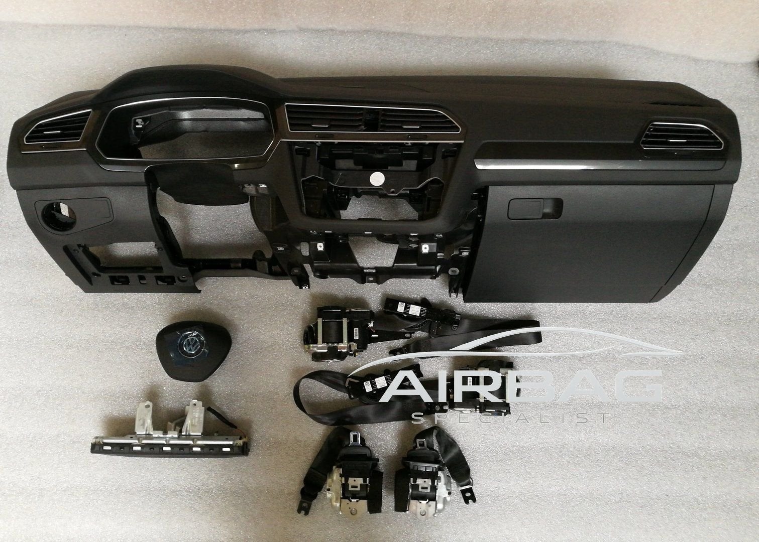 Complete airbag set VW Tiguan 2016+ met of zonder Head-Up, Gebruikt, -, Volkswagen, -
